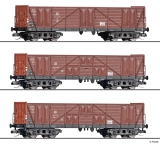 Tillig 502799 - TT - 3-tlg. Set Gedeckte Güterwagen Grundstoff-Industrie-Pendel,DR,Ep.III<br>Tillig TT-Club-Teil 2